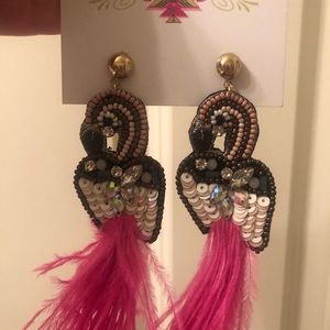 Crazy Train Bird Earrings NWT